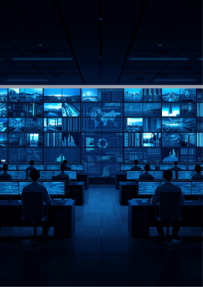 Command and control center video wall setup by Mentor Infocomm