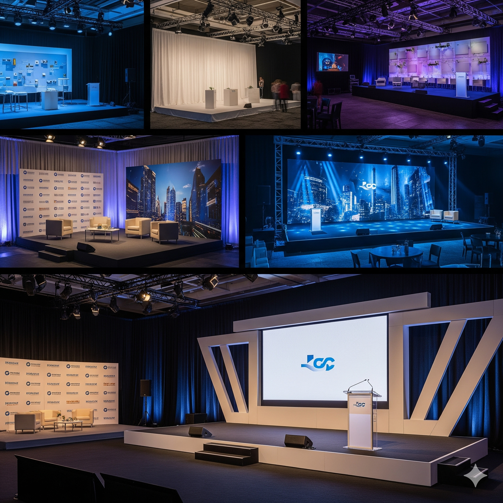 Backdrops and Stages
