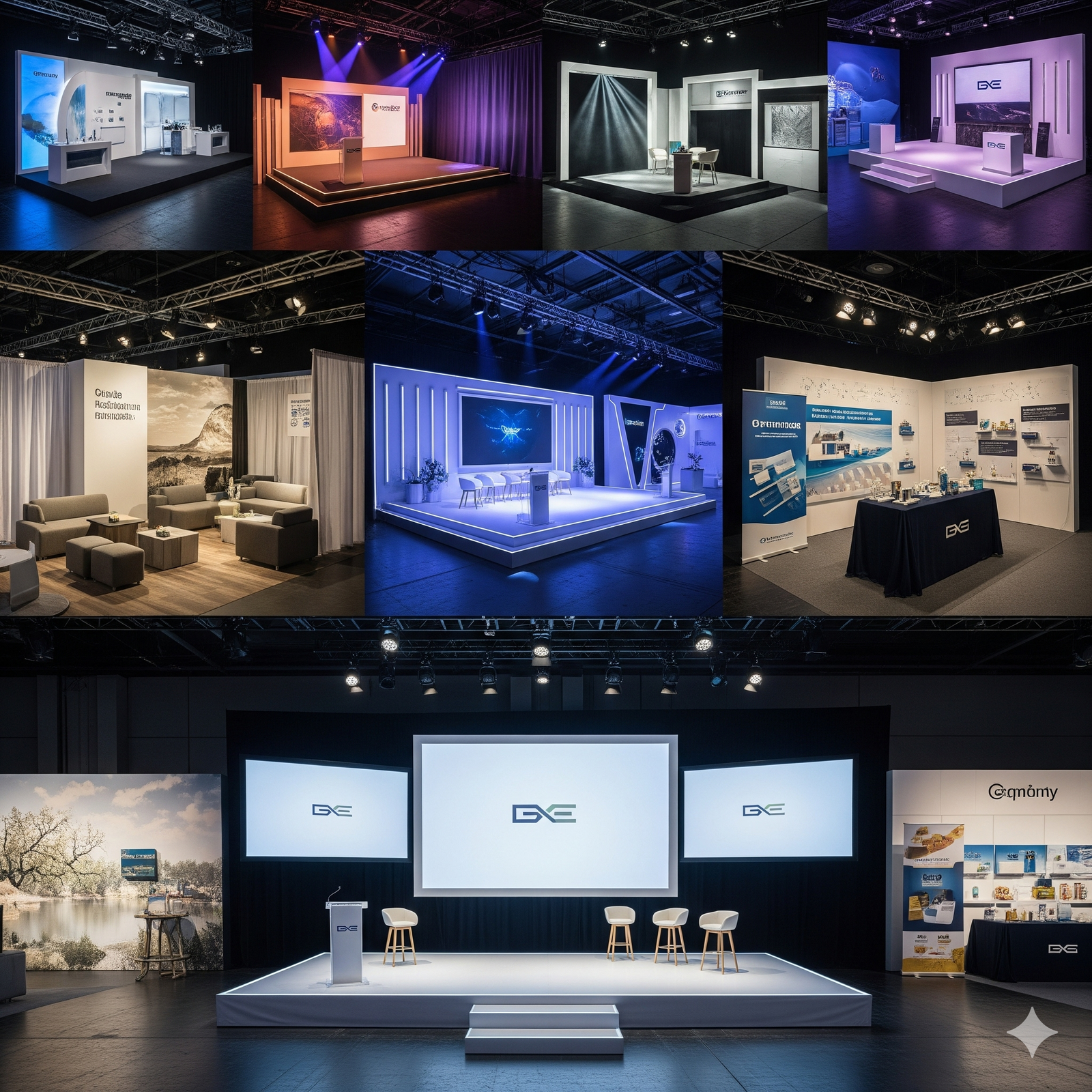 Backdrops and Stages